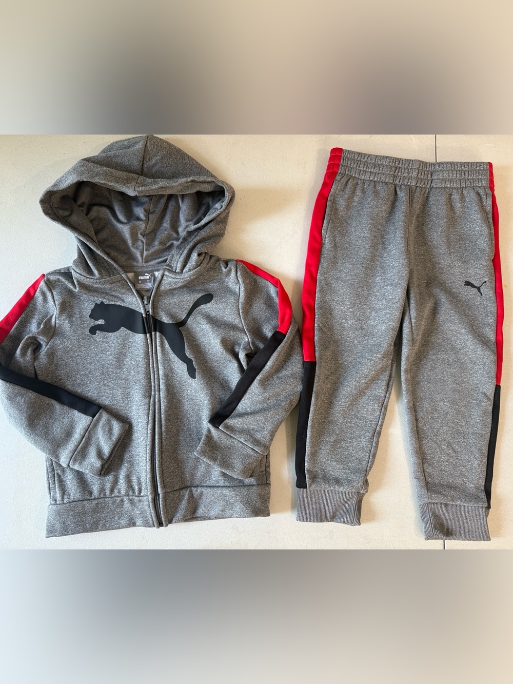 Boys’ PUMA Track Jogging Set - Size 4T  - EUC
